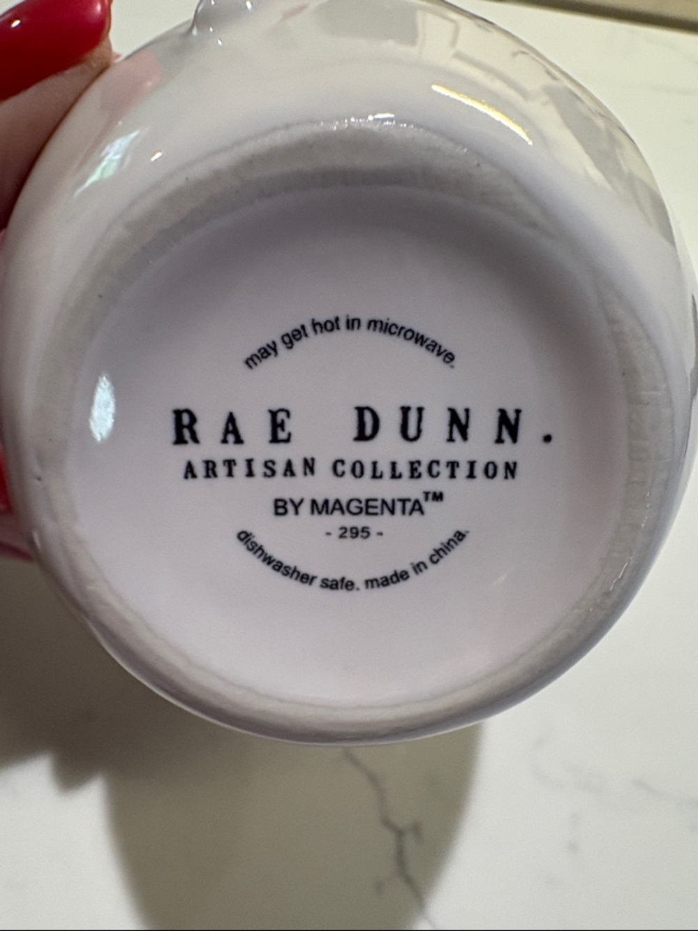 Rae Dunn White Ceramic Nesting Measuring Bowls with Red Candy Cane Accent - Picture 6 of 7